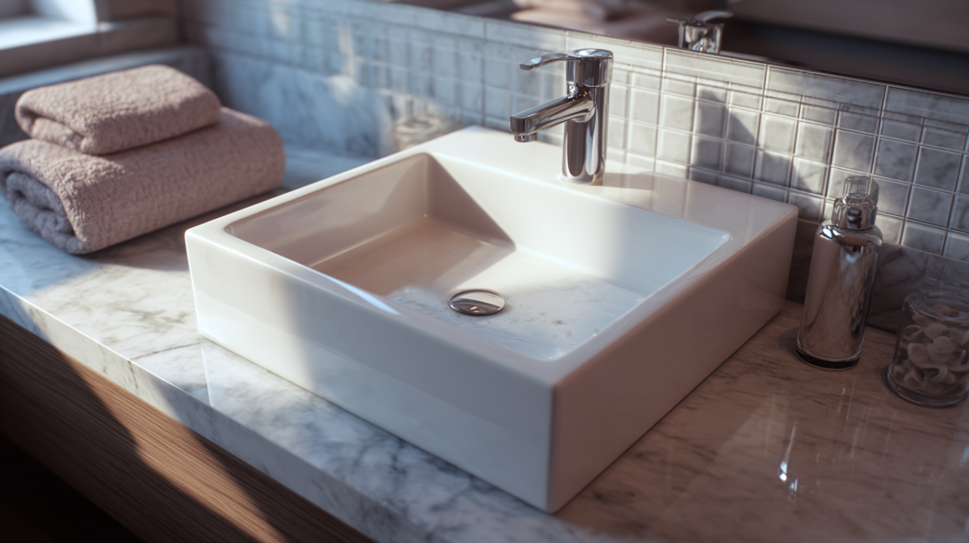 Slavina u modernom kupatilu